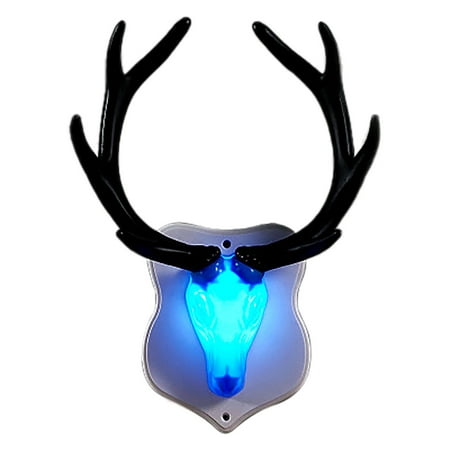 

Christmas Clearance Living Room Bedroom Bedside Lamp Creative TV Background Wall Antler Lamp