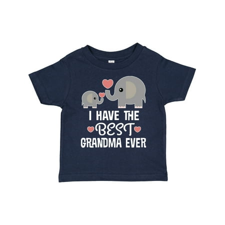 

Inktastic Grandchild Best Grandma Ever Gift Toddler Boy or Toddler Girl T-Shirt