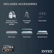 INTEX Ultra XTR 32ft x 16ft x 52in Above Ground Pool Set, Sand Filter Pump