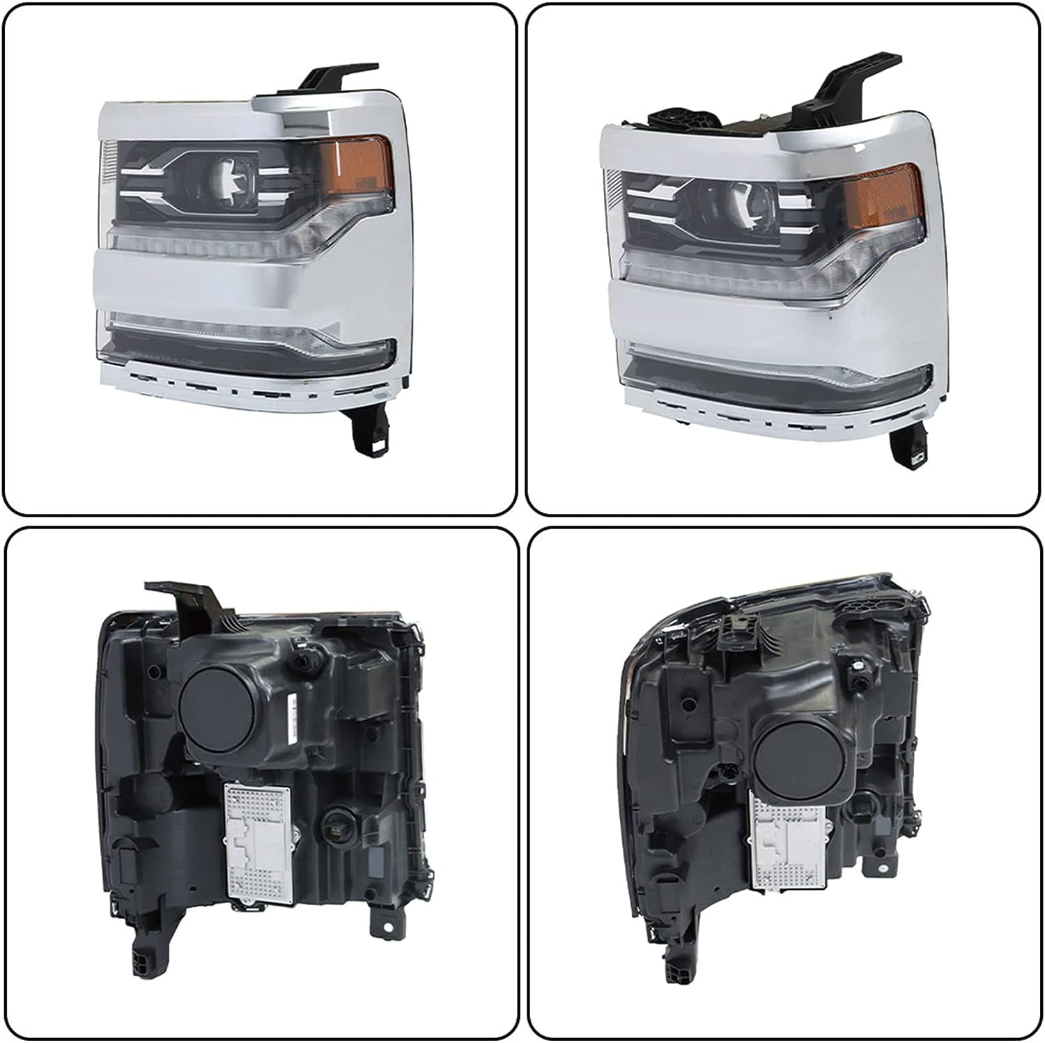 GM TRUCKS & VANS SILVERADO/PU 1500  19 OLD STYLE  FOG LAMP BEZEL LEFT Chrome Oem 22944880 P 2014 2015