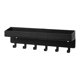 thumbnail image 2 of Wall Mounted Storage Rack with Hooks for Keys, Elegant Iron Art Key Hanger for Home Entryway, Easy Installation with Screws, Black Finish and, 2 of 3