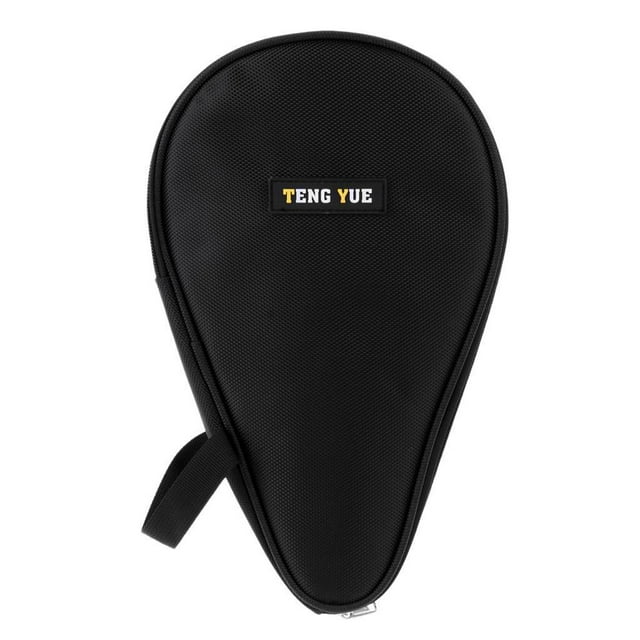 Eigraketly Raqueta de tenis de Ping Pong Paddle Bag Cover Ball Storage Bag Tenis de Negro