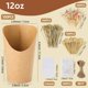 thumbnail image 2 of Vasos de charcutería Woixiow de 12 onzas, 100 juegos con palitos y 300 púas, 2 of 7