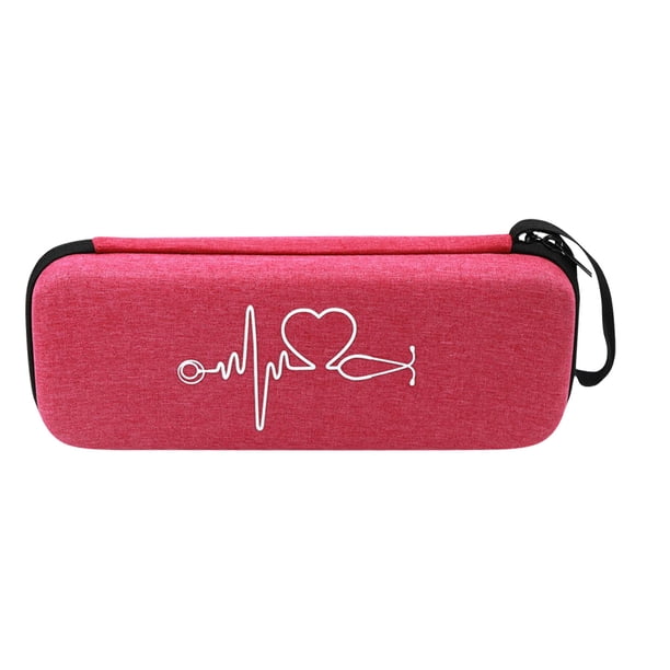 Caja de almacenamiento Contenedor anti-presión con cremallera EVA Soporte de almacenamiento de viaje portátil a prueba de agua, Rosa roja AweSitey HA004321-02