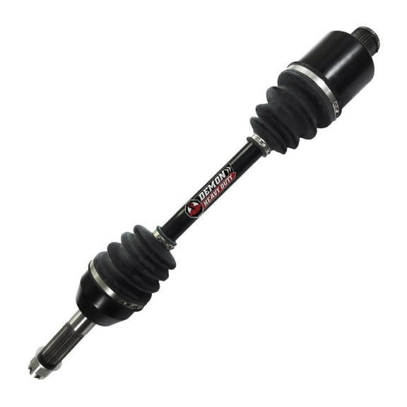 Demon Powersports Rear Left/Right Heavy Duty Axle (2006-19) Suzuki KingQuad 450/500/700/750, Made of 4340 Chromoly Steel, Dual Heat Treated High Strength, Wider Angles & In Molybdenum Grease Precision