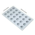 thumbnail image 3 of BNNG Chocolate Mold Silicone, Candy Mold For Chocolate, Mini Chocolate Mold, Heart Shaped Candle Mold, Christmas DIY Chestnut Silicone Tools Dinner Plate Decoration Baking Tools, 3 of 8