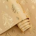 thumbnail image 1 of Papel de regalo Flyhill Gold con forma de árbol de Navidad en 3D, 43 x 1000 cm, 1 of 7