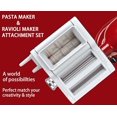 thumbnail image 5 of 3-IN-1 Pasta Attachment & Ravioli Attachment for KitchenAid Stand Mixers, Pasta Maker Accessories included Pasta Sheet Roller, Spaghetti Cutter and Ravioli Maker Attachment, 5 of 10