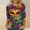 #9 Yellow, variant on PFRNLF Mardi Gras Clothing for Women,Women's Fashion Carnival Printed T-shirt 3/4 Sleeves Blouse Round Neck Casual Top