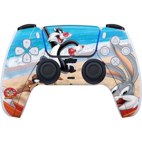 Skinit Looney Tunes Beach PS5 Controller Skin