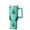 Greenish-blue, variant on 40oz Christmas Tree Tumbler with Lid and Straw, Stainless Steel Cup with Handle Red Bowknot Travel Mug, Holiday Presents for Women Men