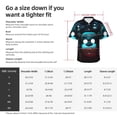 thumbnail image 5 of Lsque Five Nights At Freddy'S Pattern Hawaiian Shirt for Men Unisex Summer Beach Casual Short Sleeve Cotton Linen Button Down Shirts-X-Large, 5 of 6