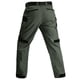 thumbnail image 5 of Puntoco Pantalones casuales largos para hombre Pantalones casuales de moda para hombre de color sólido con bolsillos y cremallera Pantalones largos, 5 of 5