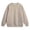 Beige, variant on Mens Sweater Fall/Winter Fashion Solid Color Long Sleeve Sweater Casual Pullover Crewneck Loose Workout Sweater Khaki M