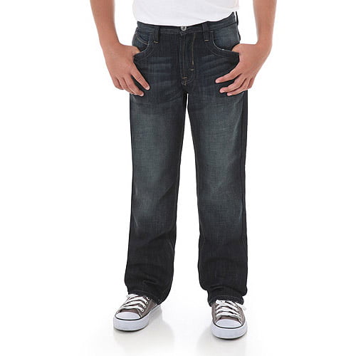 Wrangler - Jeans Co. Husky Boys' Premium Straight Jeans - Walmart.com ...