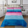 thumbnail image 1 of Erosebridal Gradient Watercolor Coverlet Set King,Abstract Artwork Bedding Set,Ombre Decor,Ultra Soft,3 Pieces, 1 of 5