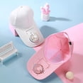 thumbnail image 4 of Sombrero De Golf De Béisbol Con Ventilador De Carga Usb Unisex Sombrero De Ventilador Ajustable Para Viajes De Camping Al Aire Libre Serendint AP007033-01, 4 of 6