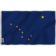 thumbnail image 1 of ANLEY Fly Breeze 3x5 Feet Alaska State Polyester Flag - Alaska AK State Flags, 1 of 6