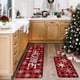 thumbnail image 5 of Juego de 2 Alfombras y Tapetes Navideños para Cocina con Base Antideslizante. Decoración Navideña para La Cocina., 5 of 7