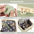 thumbnail image 4 of 2 PCS Genuine Leather Mini Jewelry Box,Travel Jewelry Organizer with Kiss Lock,Portable Storage Case for Rings,Earrings,Wired Headphones, 4 of 6