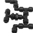 thumbnail image 3 of 360-Degree Adjustable Mist Cooling System Nozzle - Black ABS, Perfect for Pets, Reptiles, and Greenhouses, 3 of 6
