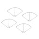 thumbnail image 5 of Lovoski - 4 protectores de hélices para dron RC Syma X8C, X8W, X8G y X8HW Blanco, 5 of 9