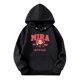 thumbnail image 4 of Moonsky Sudadera con capucha y cordón HUNTRX, estampado de grupo de chicas coreanas, jersey corto, suave y cómodo, top de manga larga para primavera y otoño. Negro 160, 4 of 4