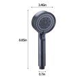 thumbnail image 3 of Handheld Showerhead with Hose, High Pressure 5 Spray Setting Shower Set, ABS Plastic Bath Sprayer, for Gym RV Bathroom Use, Adjustable Rainfall Shower Head, 3 of 8
