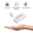 thumbnail image 5 of Leyfeng WiFi and BT Smart Switch 10A 2200W Dual-mode On/Off Device Voice Tuya APP Remote Control Timing Switch Smart Home Voice Control for Electric Appliances Universal Smart Home Automation Module, 5 of 8