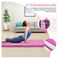 thumbnail image 3 of Gymnastics Mat, 3'x6'/4'x8' Thick Folding Kids' Gymnastic Tumbling Mat with Carrying Handles for Home Gym Exercise & Play, 3 of 7