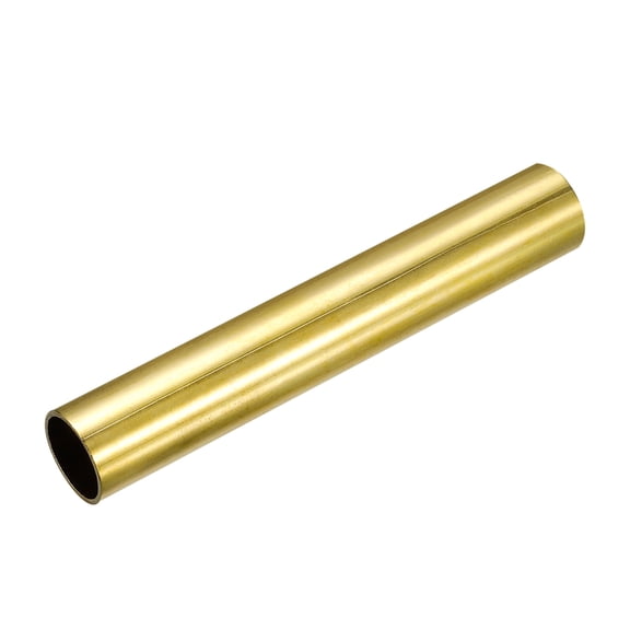 Uxcell 17mm OD 1mm Wall Thickness 100mm Length Brass Round Tube