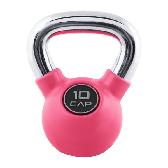 CAP Barbell Rubber Coated Kettlebell, 10lb, Single