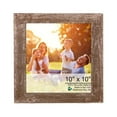 thumbnail image 1 of homeroots home decor 386494 10” x 10” Rustic Farmhouse Brown Wood Frame, 1 of 1