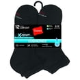 thumbnail image 3 of Hanes Men's Active Cool 12-Pack No Show Socks, black, Shoe Size: 6-12, 3 of 3