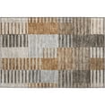 thumbnail image 2 of Addison Rugs Mayfield Washable Transitional Striped Paprika Rectangle Rug, 1'8" x 2'6", 2 of 5
