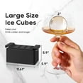 thumbnail image 4 of ACMETOP Clear Ice Ball Maker – 8 Large 2" Crystal Ice Spheres for Whiskey, Bourbon & Cocktails – Silicone Ice Cube Tray Gift for Men, Dad, Boyfriend, 4 of 9