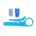 thumbnail image 2 of YAHHU RJ45 Crimp Tool Kit Pass Through All in One Ethernet Crimper for 8P 6P RJ Connector Crimping Cutting Stripping Network Cable Repair Hand Tools Set with Accessories (5.9 inches / 15.0 cm), 2 of 9