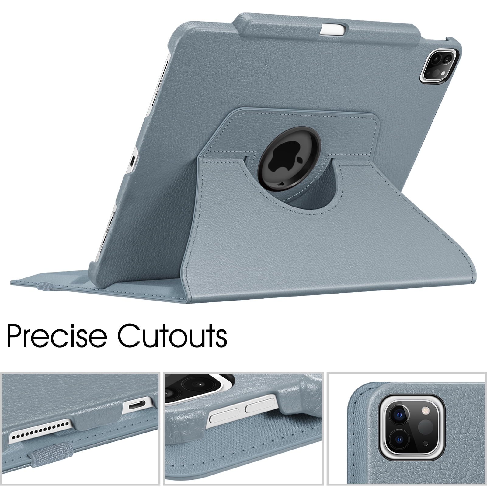 Fintie Swivel Case for iPad Pro 12.9 (2021/2020/2018) - 360 Degree Rotating Protective Cover w/Pencil Holder for iPad Pro 12.9-inch 5/4th/3rd Generation