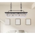 thumbnail image 3 of Nordic 40 inch rectangle pendant in brass, 3 of 7