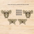 thumbnail image 6 of Vintage Style Latch Hasp, Durable Zinc Alloy Lock For Boxes  Cabinets, Includes Mounting Screws, 6 of 6