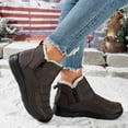 thumbnail image 5 of DeHolifer Boots for Women Plus-Size Fleece-Lined Thick-Soled Warm Comfortable Snow Boots with Zipper, 5 of 8
