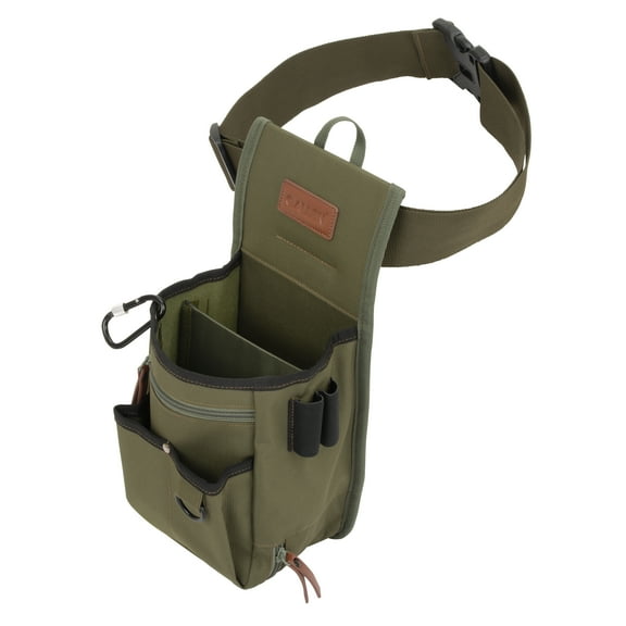 Allen Company Triumph Rip-Stop Double Compartment Shotgun Shell Bag, Olive, for Trap & Skeet Shooters
