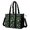 Alien Peace Sign Black Pattern, variant on Alien Peace Sign Black Pattern Utility Tote Bag, Teacher Tote with Multi Pockets & Removable Strap, Stand Upright Gifts for Birthday Christmas Thanksgiving