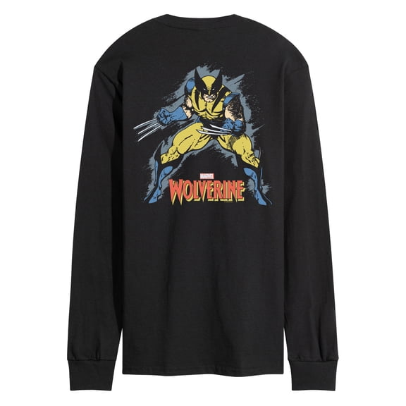 Marvel Wolverine - Grunge - Men's Long Sleeve Graphic T-Shirt