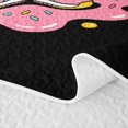 thumbnail image 5 of Feelyou Streetwear Hotdog Basketball Quilt King for Boys, Drip Ice Crean Donut King Coverlet Set, 3-Piece, 5 of 7