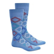 Perry Ellis Portfolio Mens Microfiber Soft Touch Dress Socks Blue 7-12