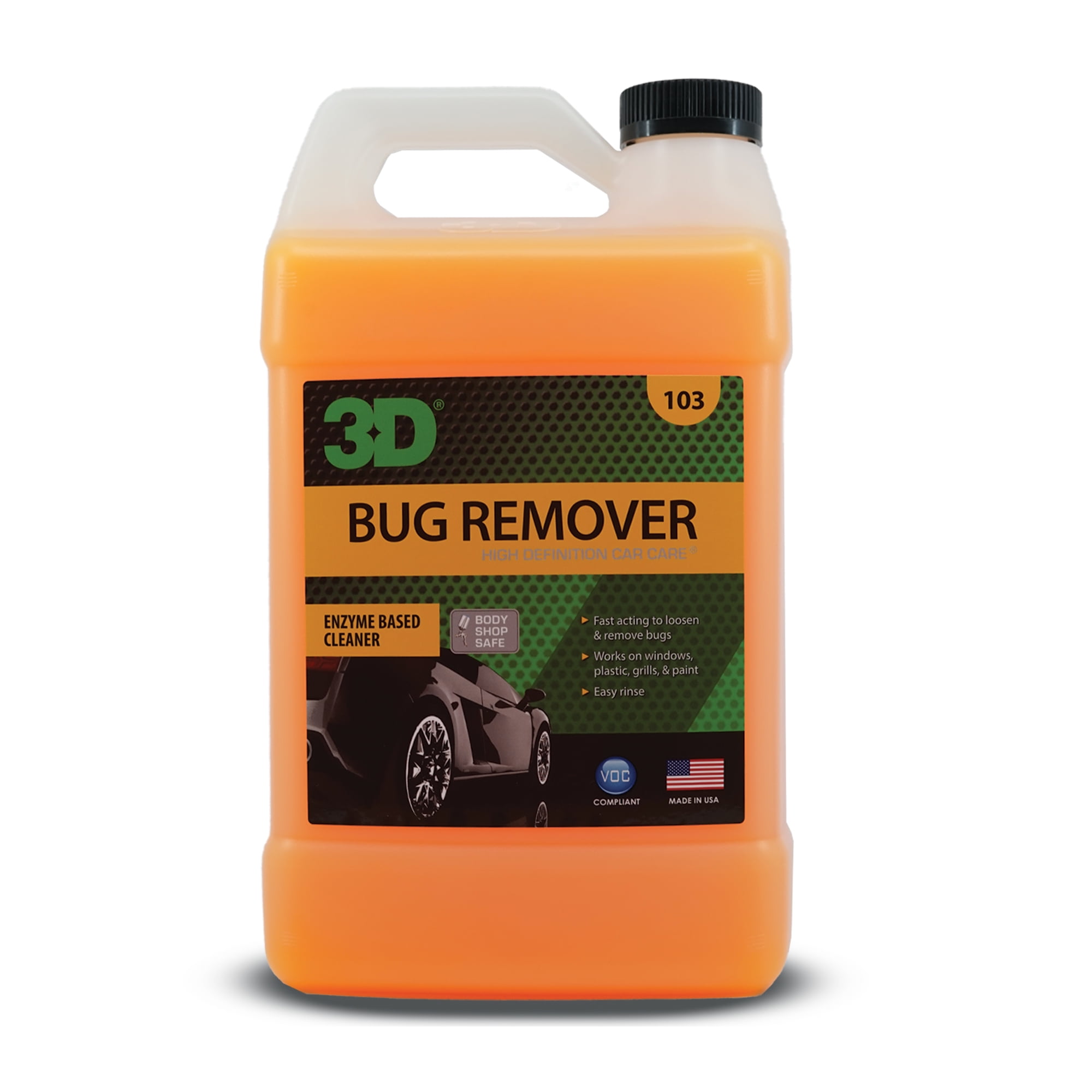 3D Bug Remover Concentrate 1 Gallon Enzyme Based Cleaner