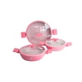 thumbnail image 1 of Ollas de Cerámica Paris Pink - SWISS SILVER 6 pz HSM Arroceras antiadherentes, 1 of 9