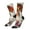 2 Black-2, variant on Colorful Dachshund Art Crew Socks for Men & Women, Breathable Casual Athletic Ankle Socks
