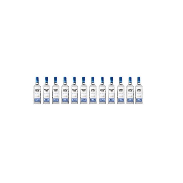Pack de 12 Tequila Pueblo Viejo Blanco 700ml Pueblo Viejo Blanco